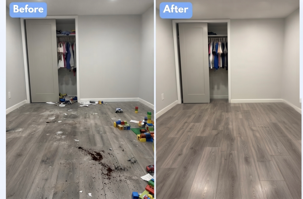Cleaning before and after, home cleaning services Cambridge